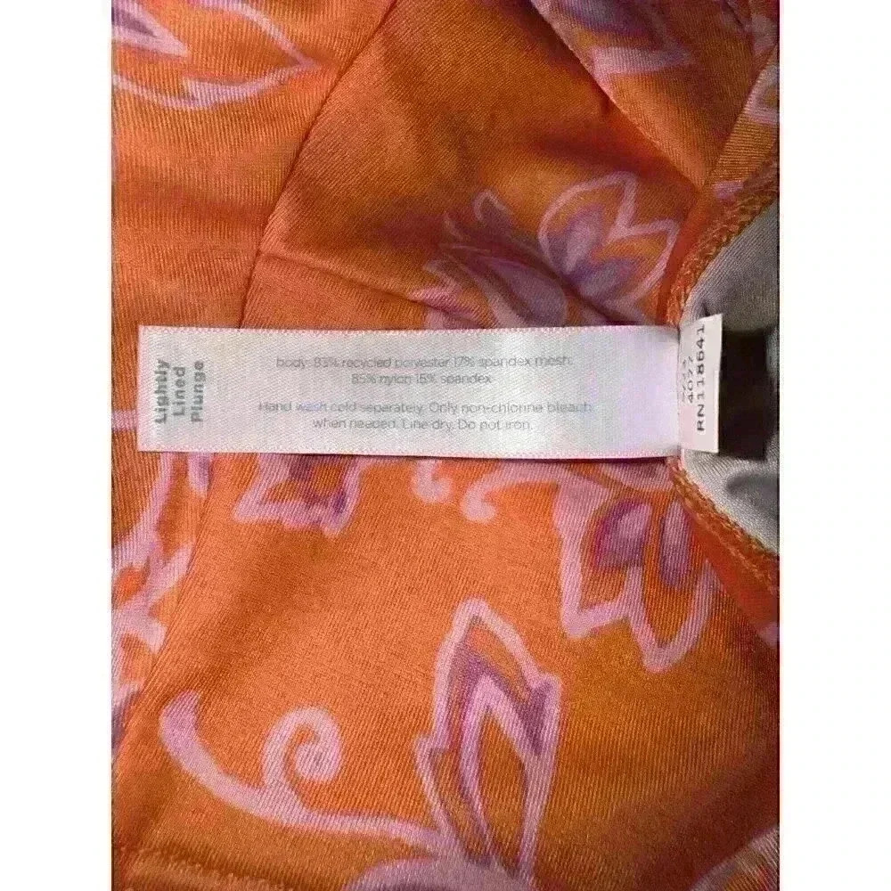 Swim‎ By Cacique Lane Bryant Lightly Lined Plunge Tankini Size 38C NWT - Picture 4 of 6